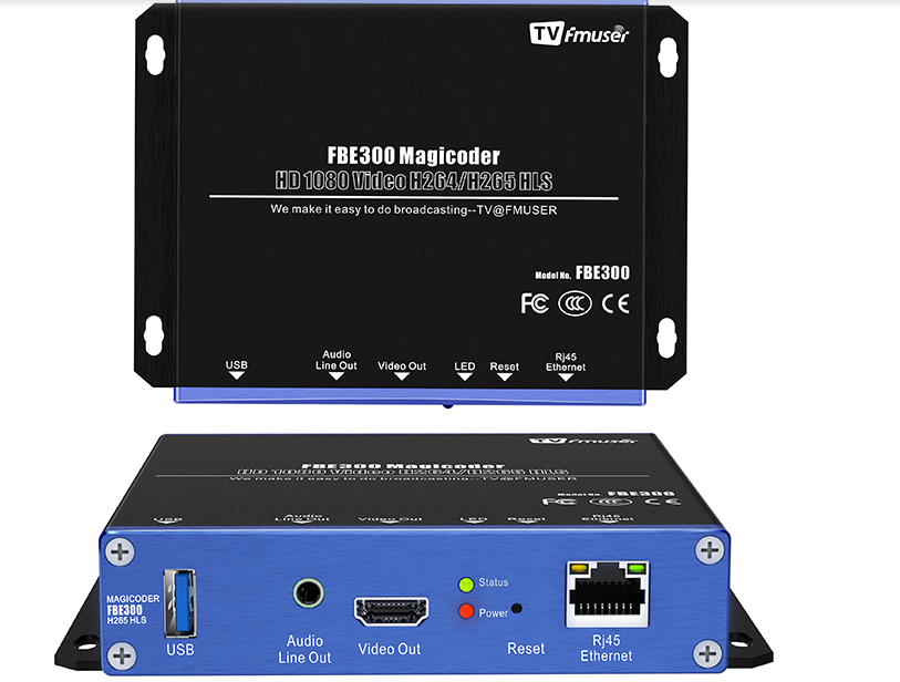 FMUSER FBE300 Video สตรีมมิ่ง Magicoder IPTV Transcoder