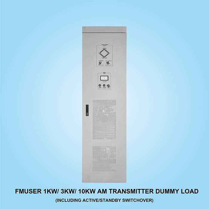 FMUSER 1KW /3KW 10KW AM Transmisor de radiodifusión de onda media Carga ficticia (incluido el cambio activo/en espera)