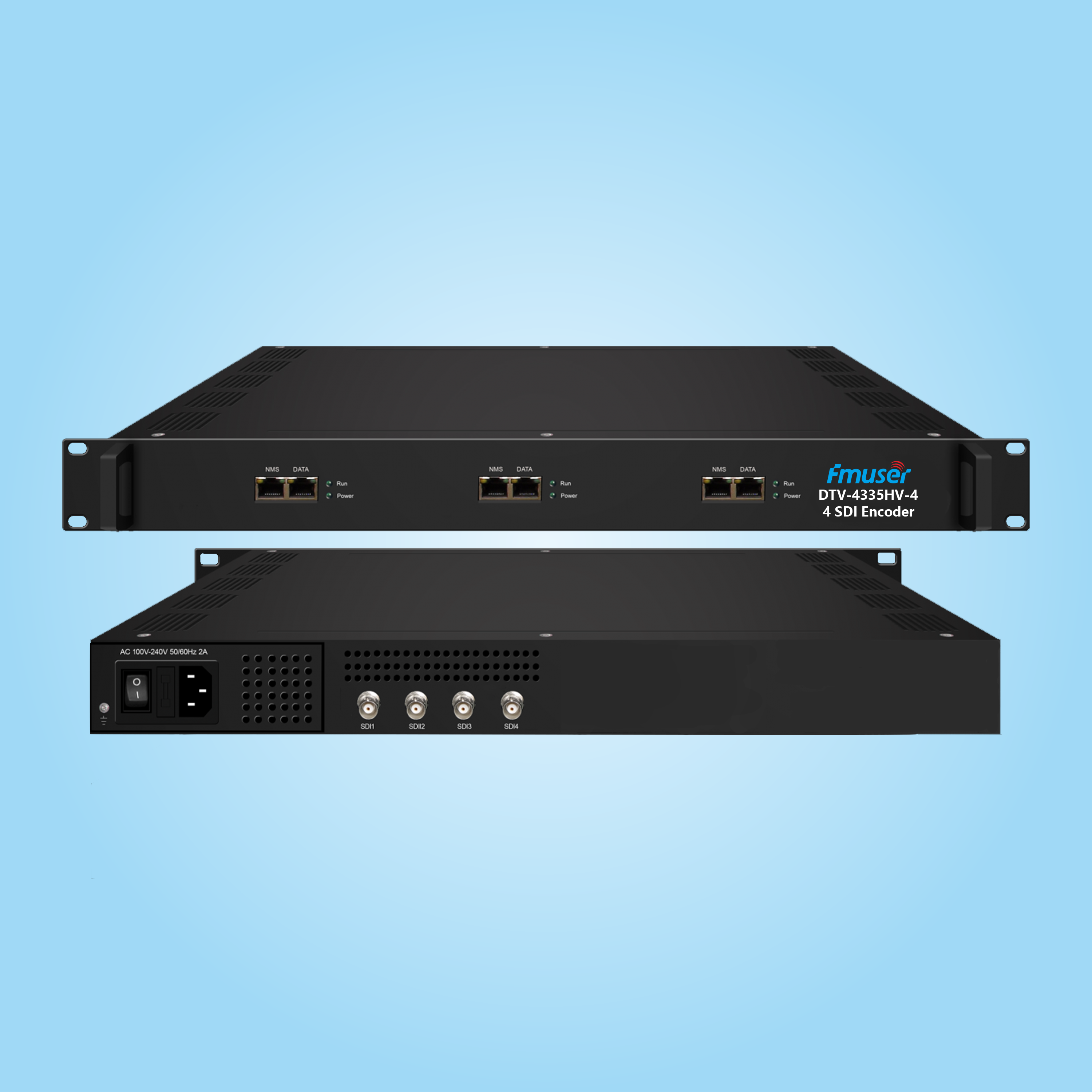 DTV-4335HV-4 4-way SDI input Encoder