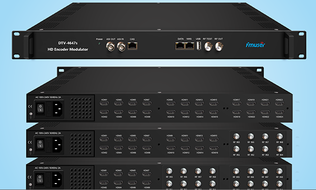 8-channel HDMI input 8-channel DVB-T output editing dan tuning mesin all-in-one