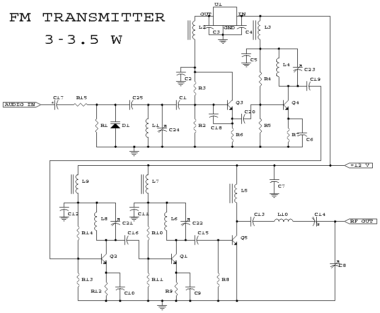 Transmisor FM 3 Watt bsi microphone wiring diagram 