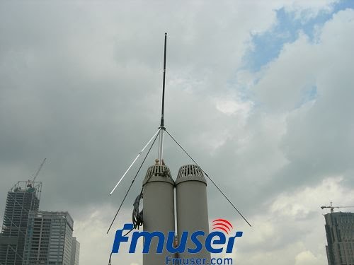 10pcs FMUSER 1/4 wave Professional GP Antenna for 5w,7w,15w,30w,50w,100w  FM Transmitter BNC or NJ with 8meters 26ft. cable