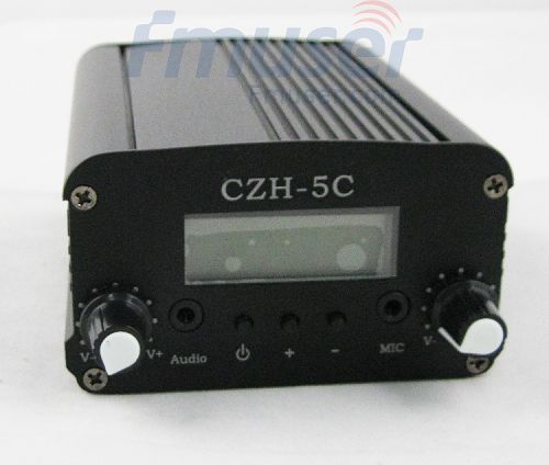 10pcs FMUSER 5W CZH-5C FM stereo PLL transmitter GP antenna Powersupply KIT