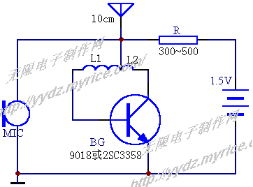 BA1404 5W FM Transmitter Circuit