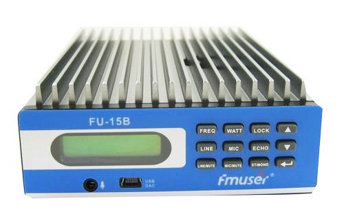 FMUSER NEW 1W FU-X01AK FM Transmitter FM radio broadcaster 50usd/70us  Pre-emphasis 0-1w Power Output Adjustable with Antenna Power Supply Kit