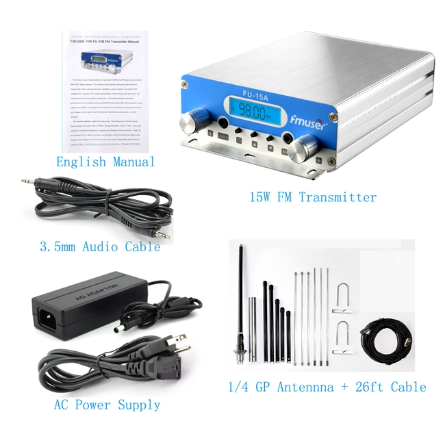 fm transmitter for radio broadcast