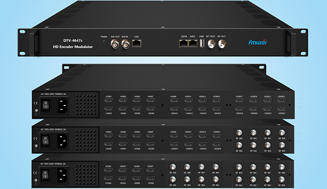 8-channel HDMI input 4-channel QAM (DVB-C) RF output editing and tuning all-in-one machine