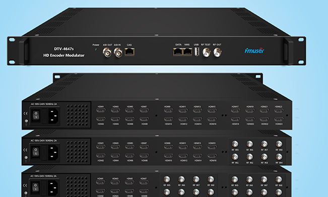 16-channel HDMI+8-channel DVB-S S2 input, 8-channel DVB-T output editing and tuning machine
