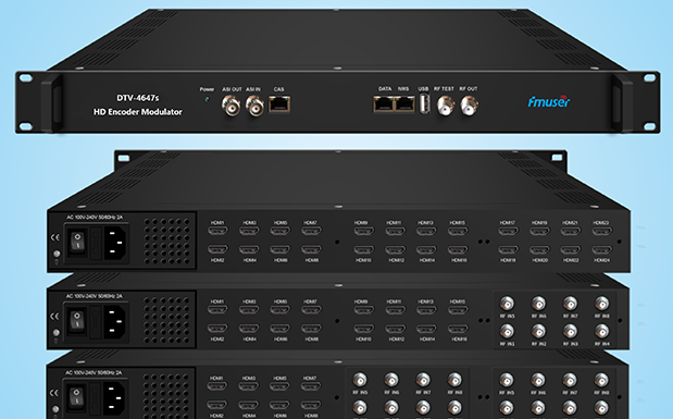8-channel HDMI+16-channel DVB-S S2 input, 8-channel DVB-T output editing and tuning machine