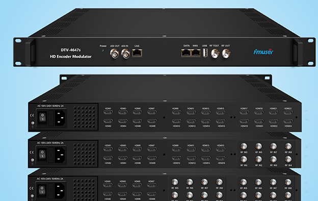 8-channel HDMI+8-channel DVB-S S2 input, 8-channel DVB-T output editing and tuning machine